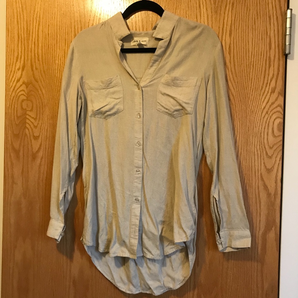 Anthro Cloth + Stone Casual Button Down
